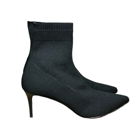 🌻NEW Pour La Victoire Daphne Nickle Knit Black Ankle Booties Size 10 | box inc. - Picture 4 of 13